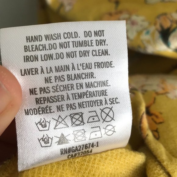 Anthropologie Eva Franco Yellow Cotton Floral Sleeveless Top Size Small - Picture 4 of 8